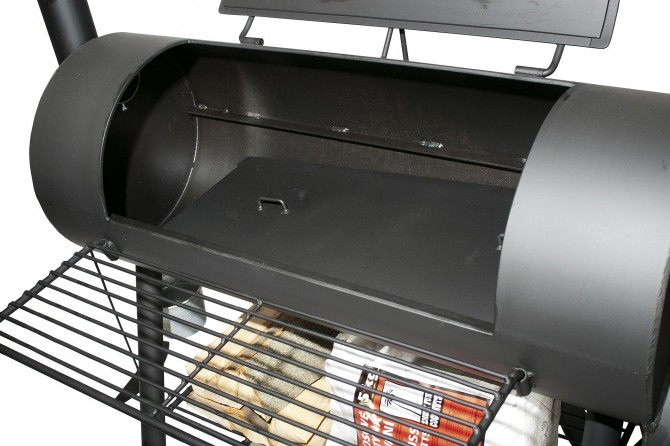 Smoker reverse flow clearance